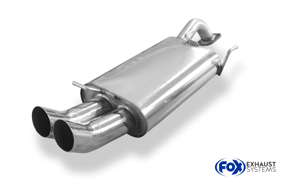 Fox Sportuitlaat Hyundai Coupe Type RD Achterdemper - 2x76 Type 18