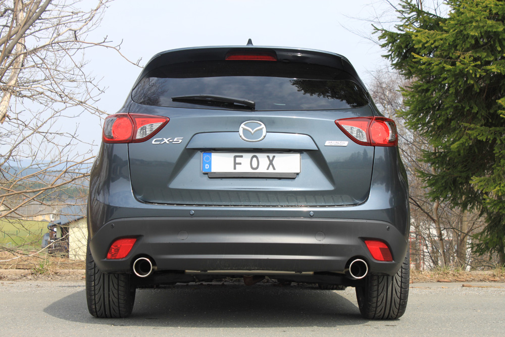 Fox Sportuitlaat Mazda CX5 - KE/GH Achterdemper dwars rechts/links - 1x100 Type 16 rechts/links