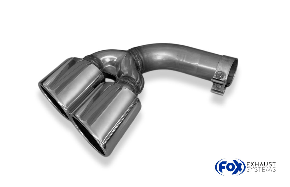 Fox Sportuitlaat Fiat Ducato/ Peugeot Boxer/ Peugeot Tourne/ Citro&euml;n Jumper uitlaatpijp aan de bestuurderskant - 2x115x85 Type 38