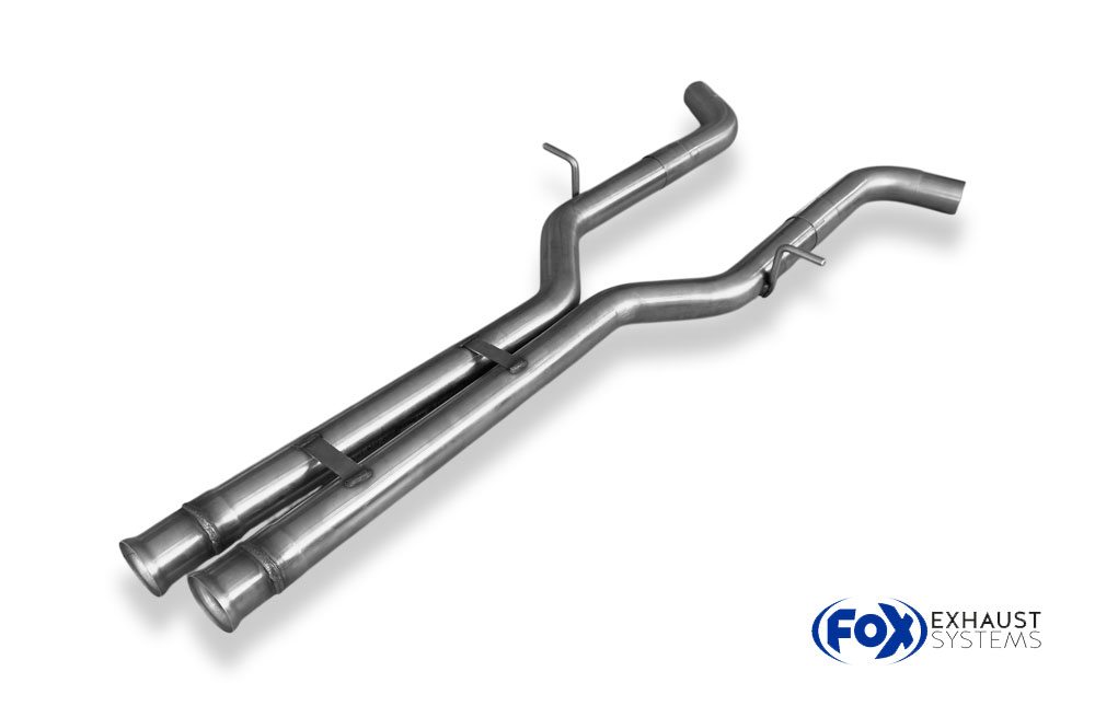 Fox Sportuitlaat Mercedes E-Klasse 212 - 5.5l 285kW Vervangingspijp voor de voordemper
