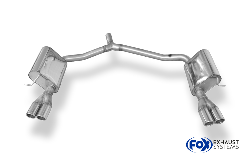 Fox Sportuitlaat Mercedes E-Klasse W212 - 4-cilinder achterdemper rechts/links - 2x70 type 16 rechts/links
