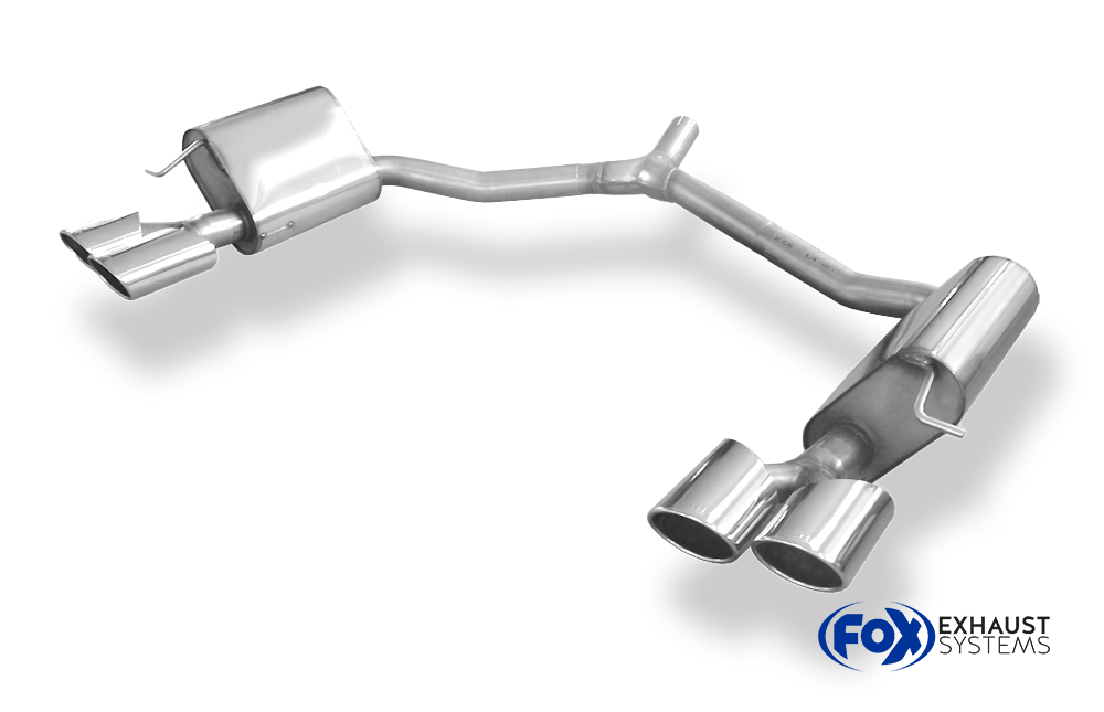 Fox Sportuitlaat Mercedes E-Klasse W212 - 4-cilinder achterdemper rechts/links - 2x106x71 type 32 rechts/links