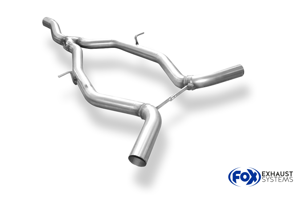 Fox Sportuitlaat Vervangingspijp voor de Mercedes E-Klasse A207 4-cilinder facelift (voor de uitlaatdemper)
