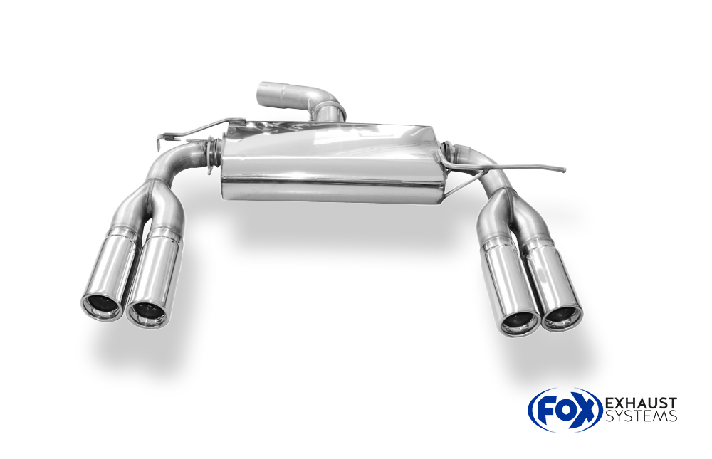 Fox Sportuitlaat VW EOS - 1F Achterdemper - 2x76 Type 13 rechts/links
