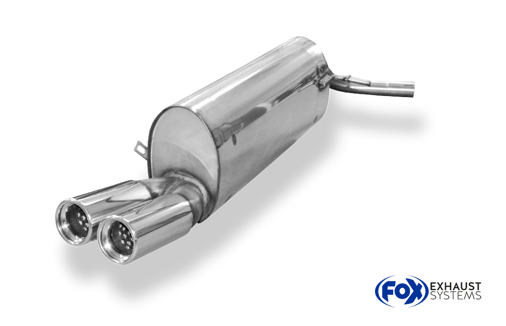 Fox Sportuitlaat Skoda Fabia Type 6Y2/ 5J/ NJ3 - 3/5-deurs Achterdemper - 2x76 Type 13