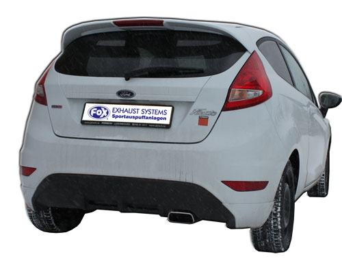 Fox Sportuitlaat Ford Fiesta MK7/ Fiesta MK7 Sport - 1.6l 77/88kW Achterdemper - 145x65 Type 59