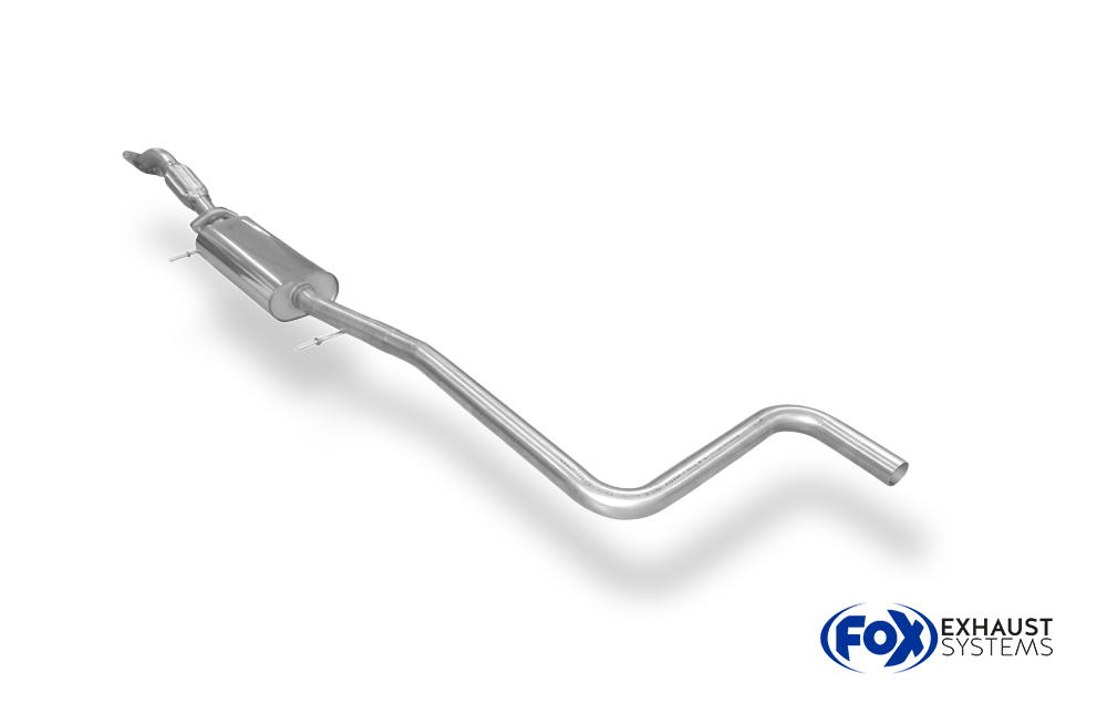 Fox Sportuitlaat Ford Fiesta MK7/Fiesta MK7 Sport benzinevoordemper