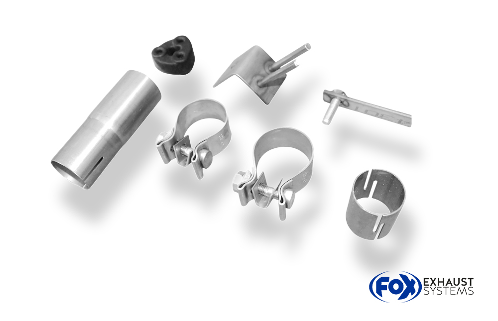 Fox Sportuitlaat Ford Focus MK1 Hatchback DAW/DBW Achterdemper dwarsuitgang rechts/links - 1x90 Type 13 rechts/links