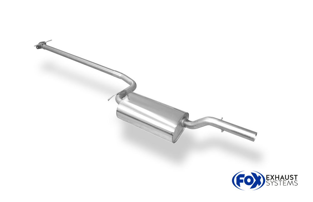 Fox Sportuitlaat Ford Focus MK1 DAW/DBW/DFW/DNW 1.8l voor geluiddemper