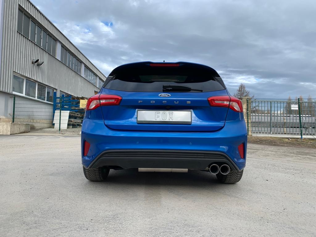Fox Sportuitlaat Ford Focus MK4 ST-Line - starre achteras, uitlaatdemper achter, uitlaat rechts - 2x90 type 25