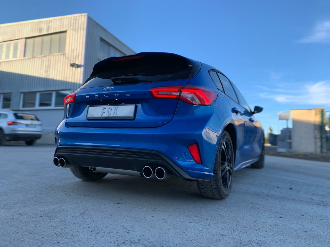 Fox Sportuitlaat Ford Focus MK4 ST-Line - Onafhankelijke wielophanging, uitlaatdemper achter, uitlaat links/rechts - 2x90 Type 16 links/rechts