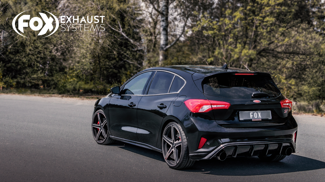 Fox Sportuitlaat Ford Focus MK4 ST Achterdemper Rechts/Links Uitlaat vanaf OPF - 1x100 Type 25 Rechts/Links