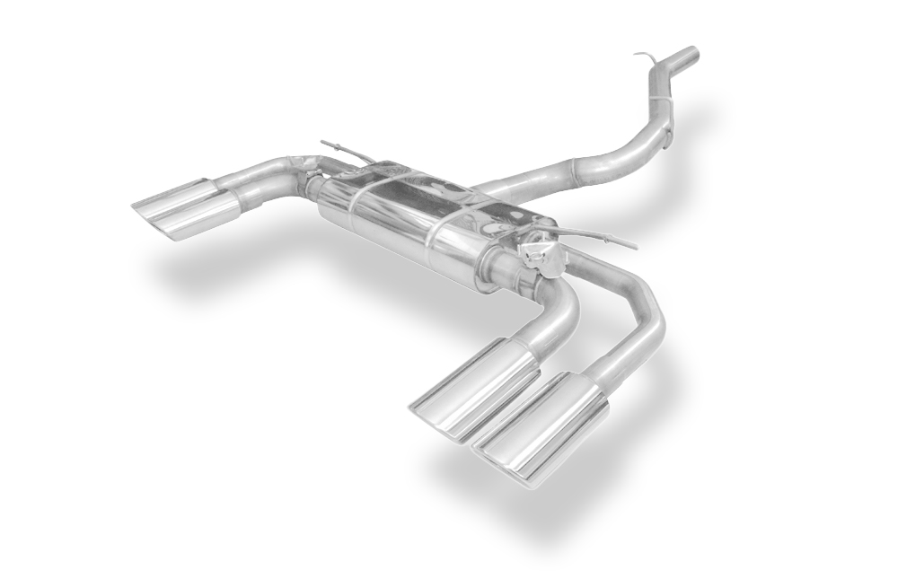 Fox Sportuitlaat CUPRA Formentor 4x4 half uitlaatsysteem vanaf katalysator - 2x106x71 type 44 rechts/links - met 2 elektronische kleppen