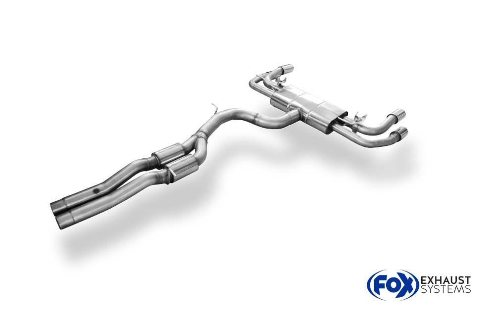 Fox Sportuitlaat CUPRA Formentor 4x4 - VZ5 achterdemper met 2 uitlaatkleppen - 2x88x74 type 32 rechts/links en voordemper