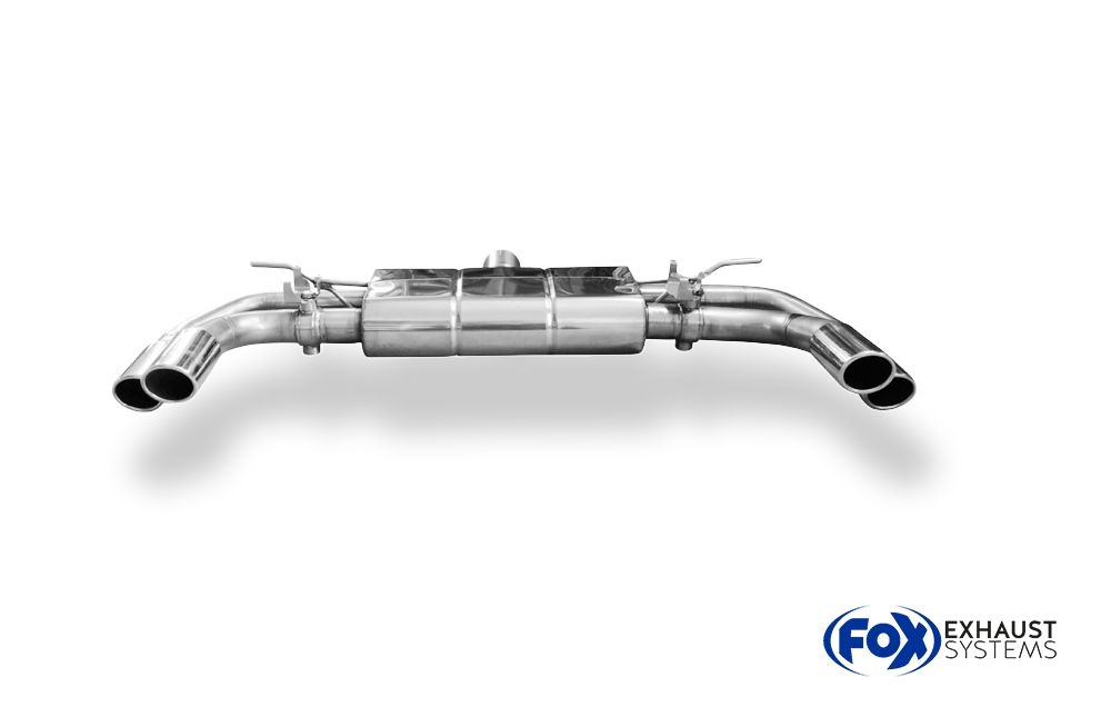 Fox Sportuitlaat CUPRA Formentor 4x4 - VZ5 Achterdemper met 2 uitlaatkleppen - 2x88x74 Type 32 rechts/links