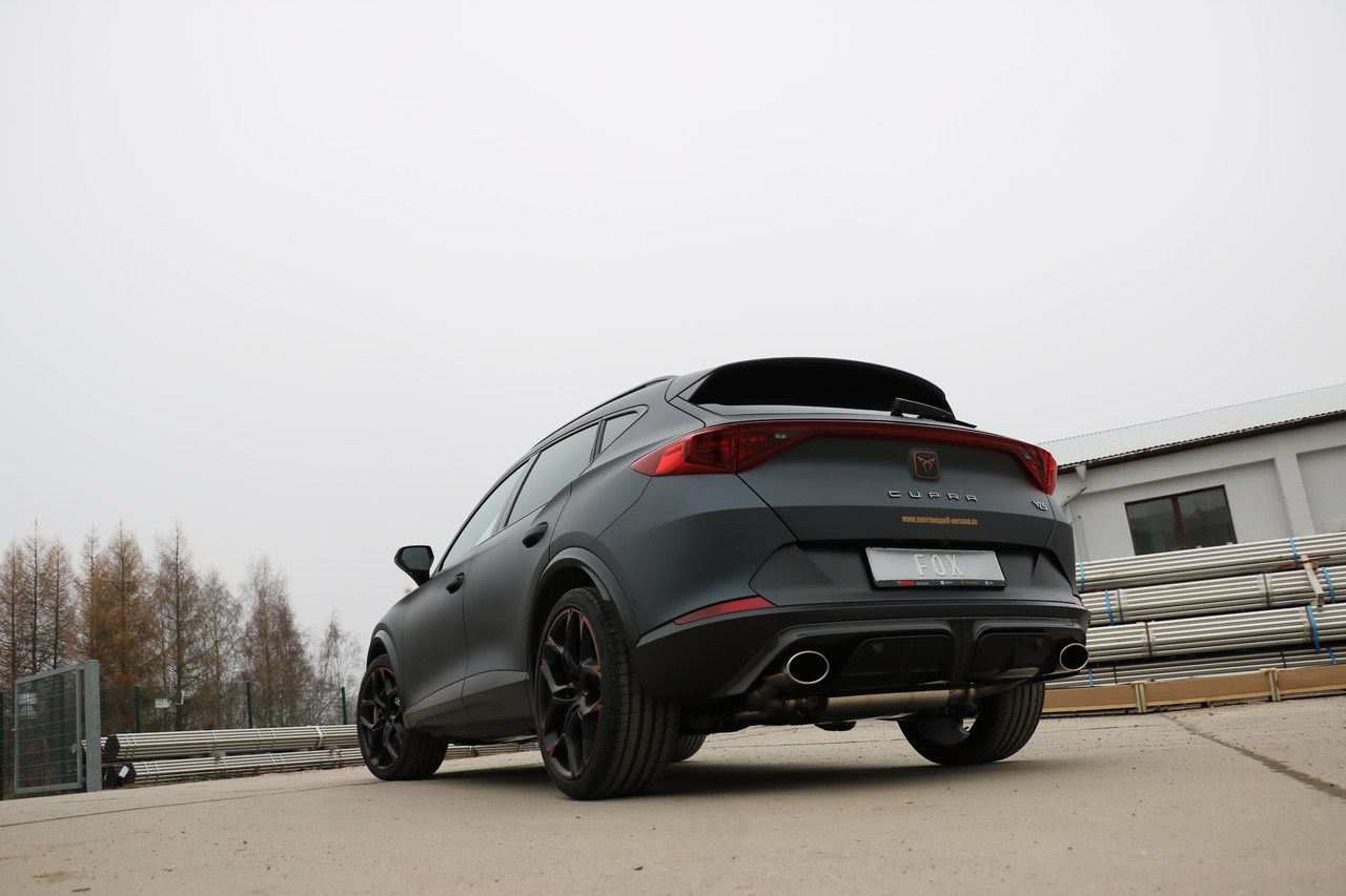 Fox Sportuitlaat CUPRA Formentor 4x4 - VZ5 Achterdemper met 2 uitlaatkleppen - 1x140x90 Type 32 rechts/links