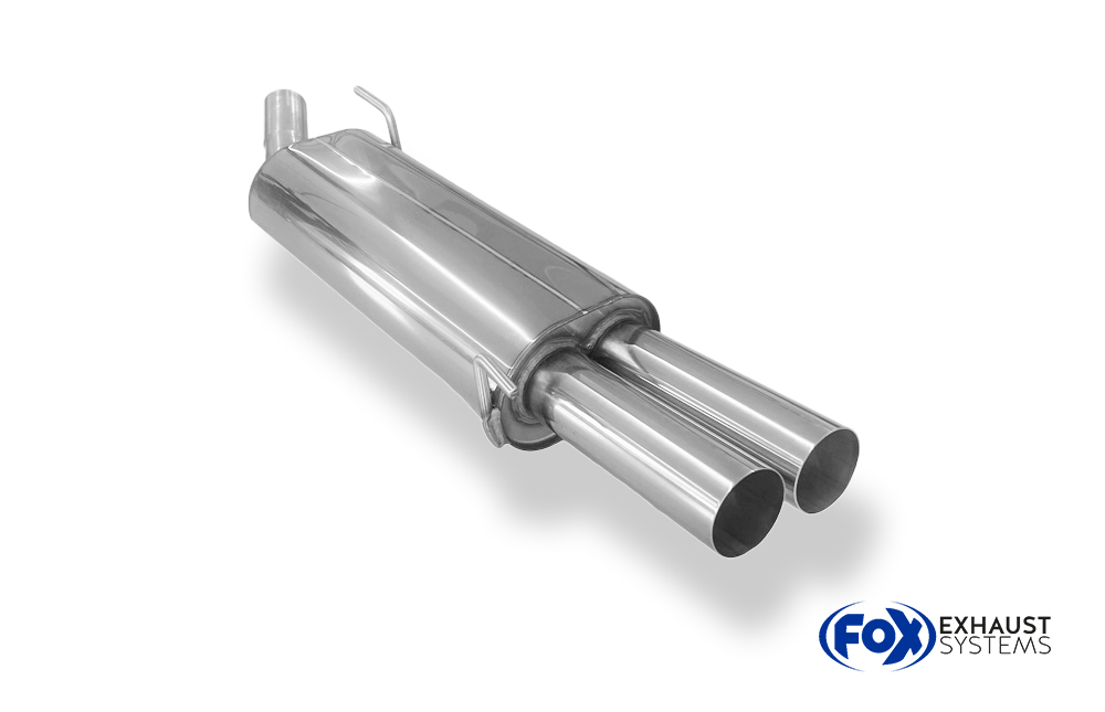 Fox Sportuitlaat VW Golf MK3 GTI/VR6 Achterdemper - 2x76 Type 10
