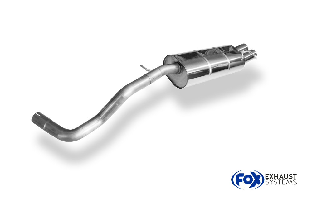 Fox Sportuitlaat VW Golf MK4 achterdemper - 2x76 Type 13