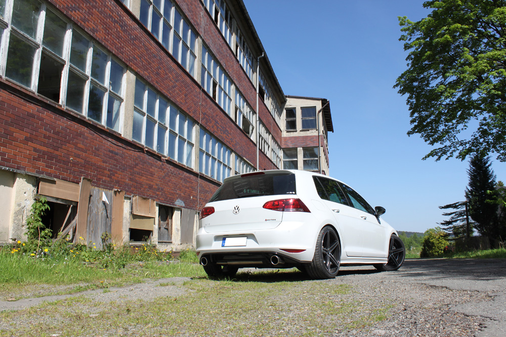 Fox Sportuitlaat VW Golf MK7 4-Motion achterdemper, dwars, rechter/linker uitlaat - 1x100 Type 16 rechts/links