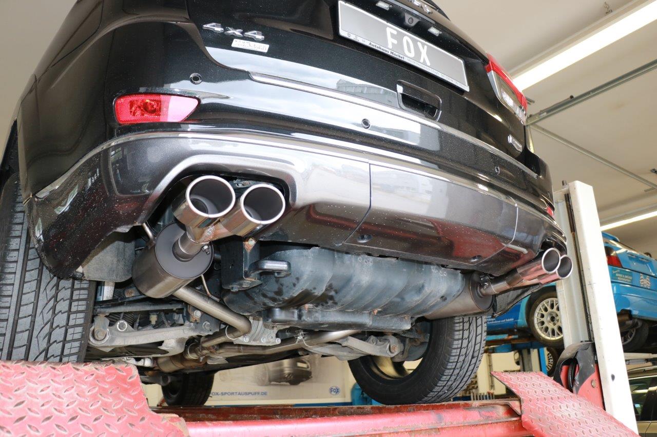 Fox Sportuitlaat Achterdemper rechts/links voor Jeep Grand Cherokee WKII vanaf 2014 - 2x106x71 Type 32 rechts/links