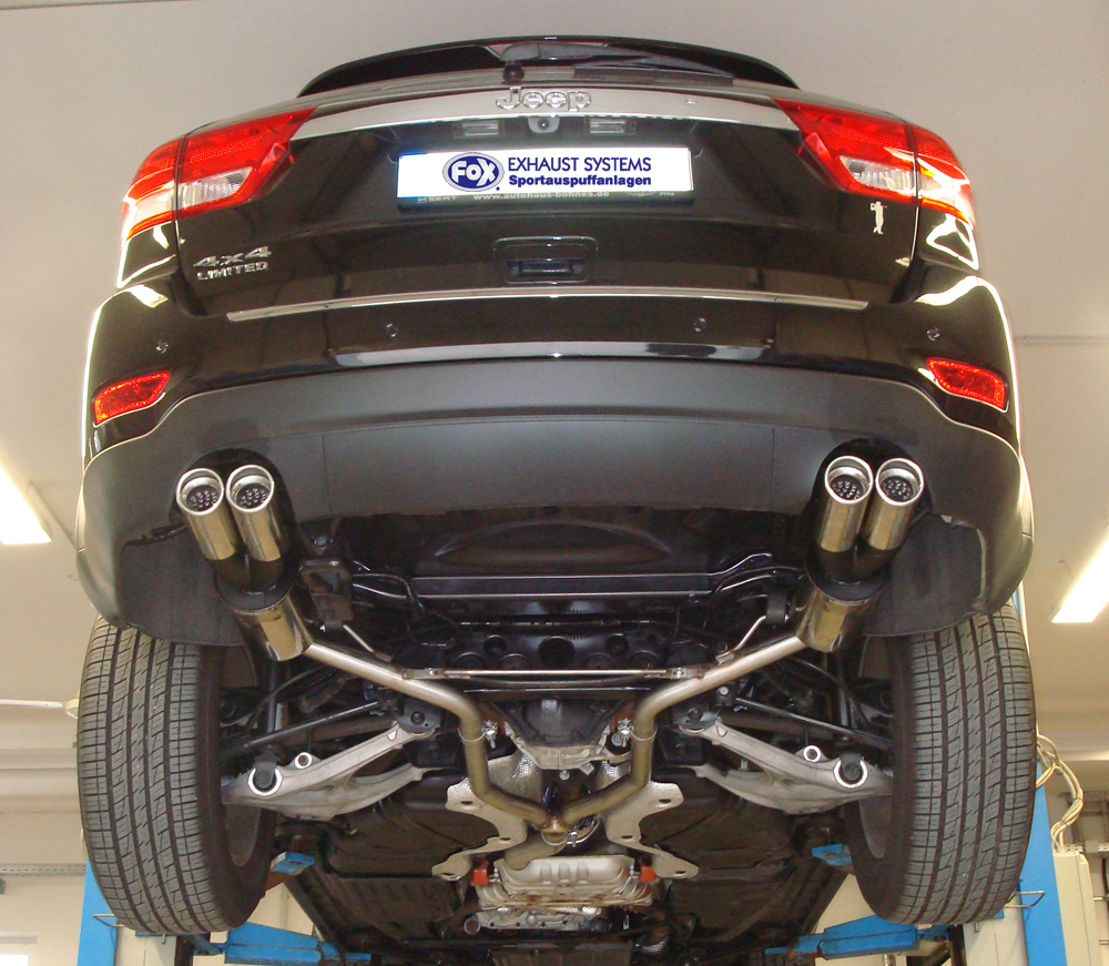Fox Sportuitlaat Jeep Grand Cherokee WK - 3.6L Achterdemper Rechts/Links - 2x80 Type 17 Rechts/Links
