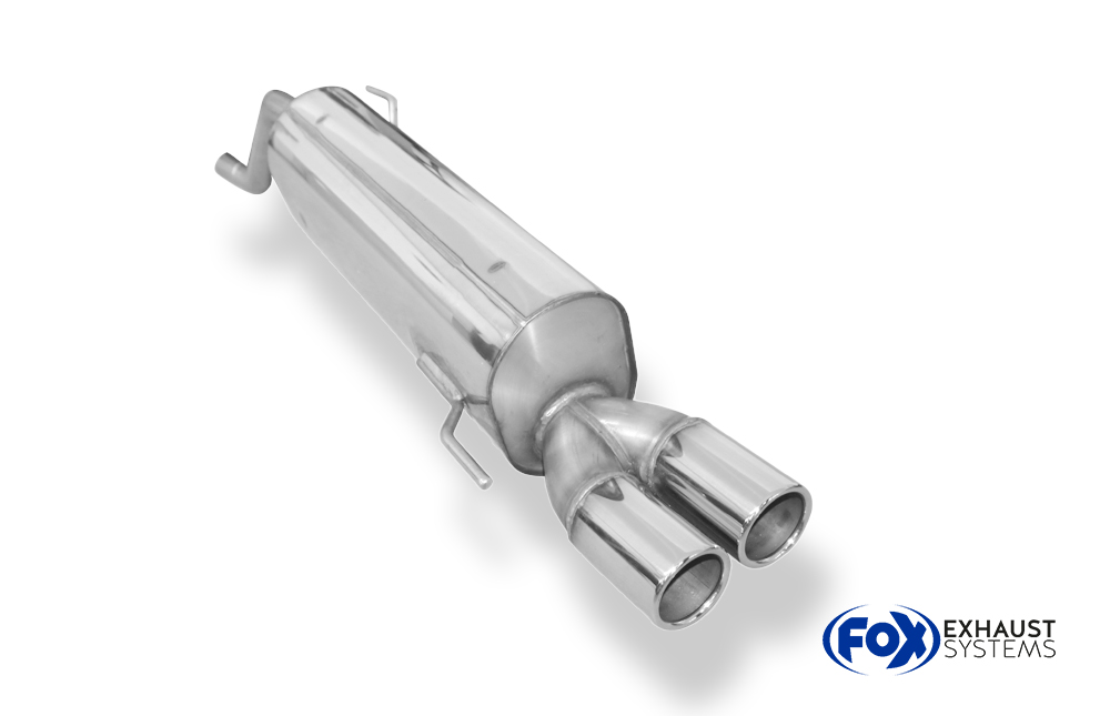 Fox Sportuitlaat Fiat Grande Punto 199 - Benzine einddemper - 2x76 Type 12