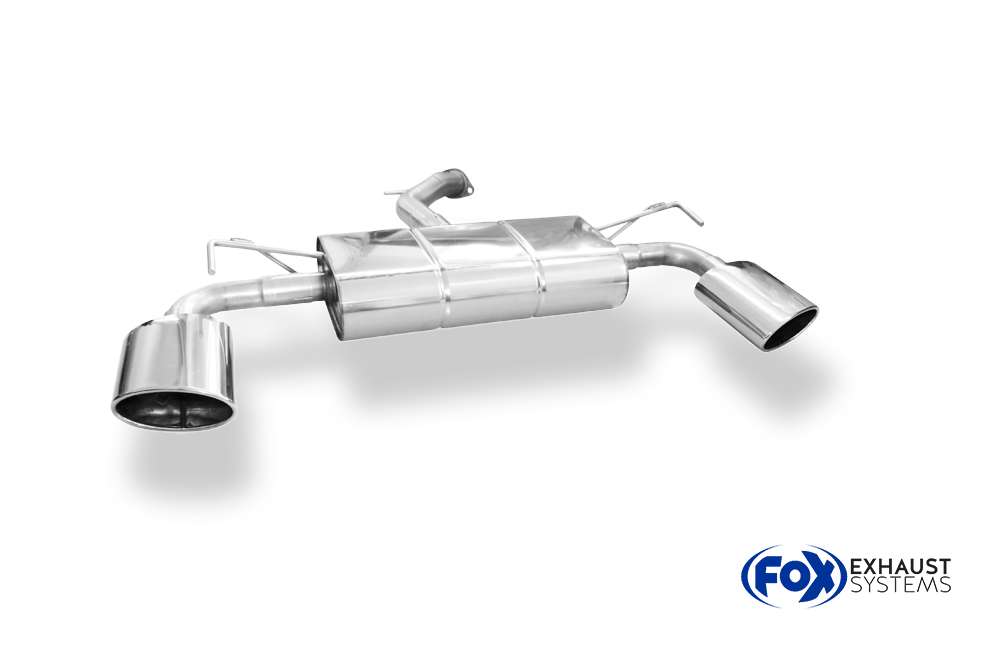 Fox Sportuitlaat Hyundai i30 PDE Estate Achterdemper met dwarsuitlaat rechts/links - 160x90 Type 38 rechts/links