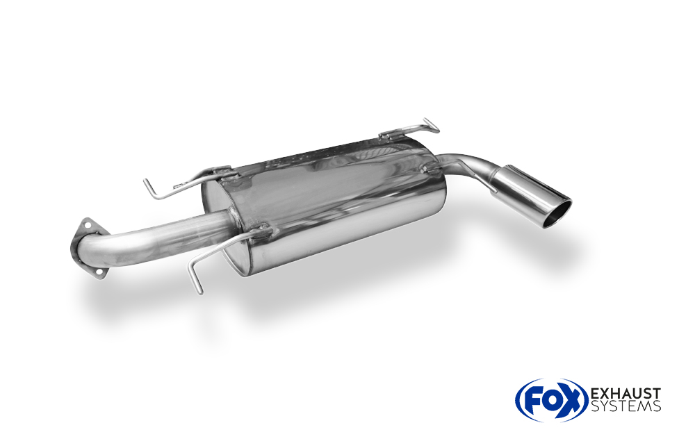 Fox Sportuitlaat Subaru Impreza GHD hatchback achterdemper dwars rechts - 1x100 type 16
