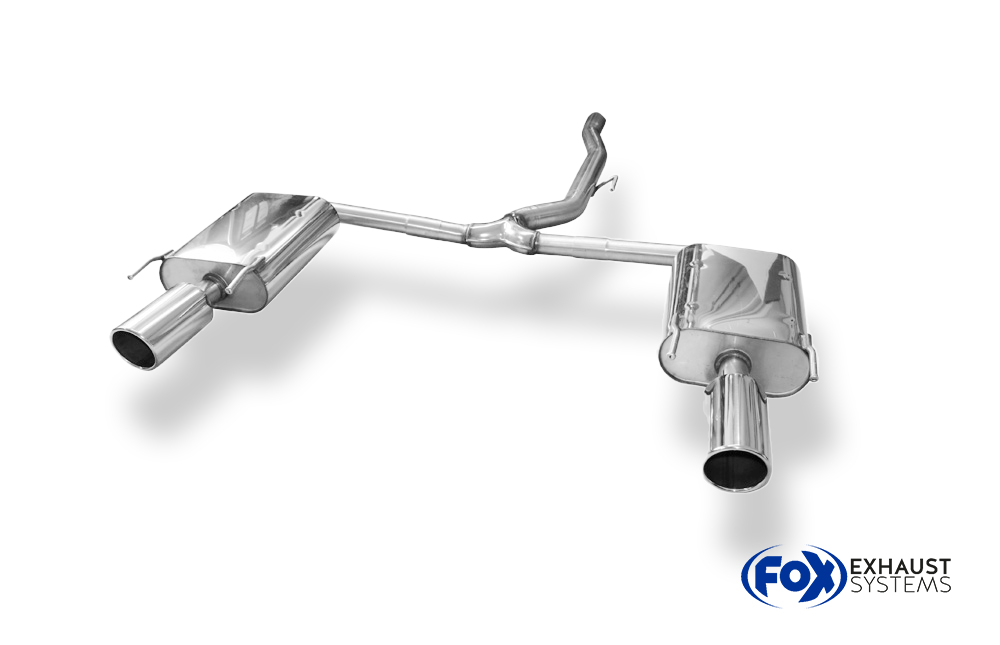 Fox Sportuitlaat Opel Insignia A - 4x4 Sports Tourer Achterdemper rechts/links - 1x100 Type 16 rechts/links