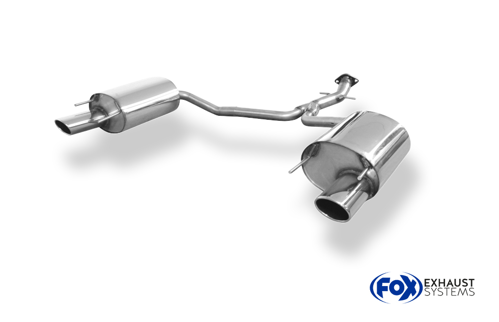 Fox Sportuitlaat Lexus IS 220 Diesel achterdemper rechts/links - 115x85 type 32 rechts/links - past op de originele bumper