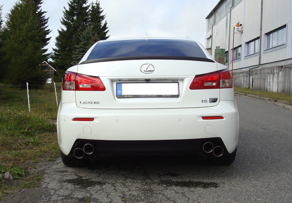 Fox Sportuitlaat Lexus IS F achterdemper rechts/links - 2x90 type 25 rechts/links