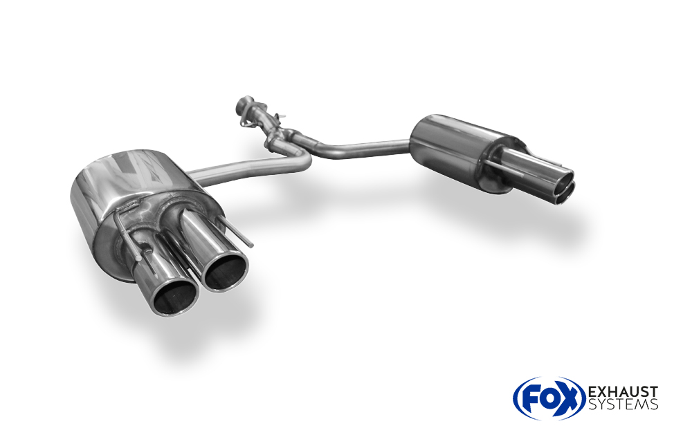 Fox Sportuitlaat Lexus IS F achterdemper rechts/links - 2x90 type 16 rechts/links