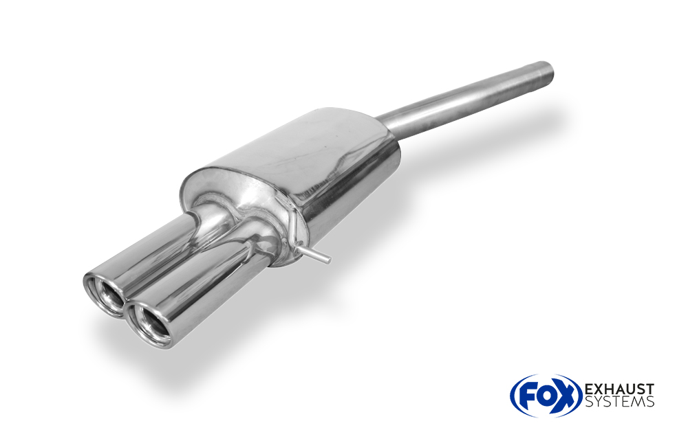 Fox Sportuitlaat VW Jetta 5/Golf 5 Variant achterdemper - 2x76 Type 17