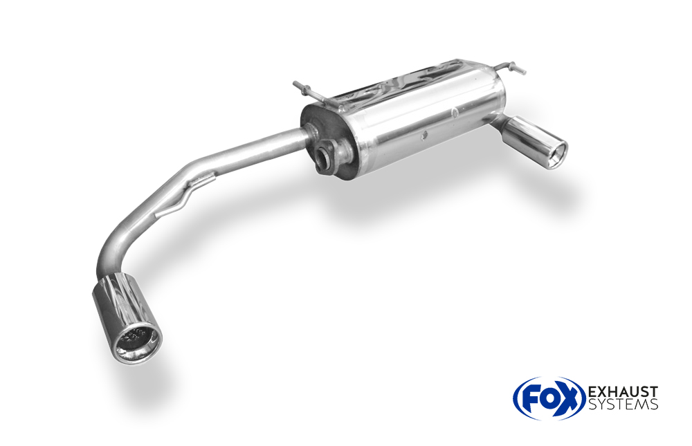 Fox Sportuitlaat Suzuki Jimny - 1.3l 59kW Achterdemper, rechter/linker uitlaat - 1x80 Type 13 rechts/links