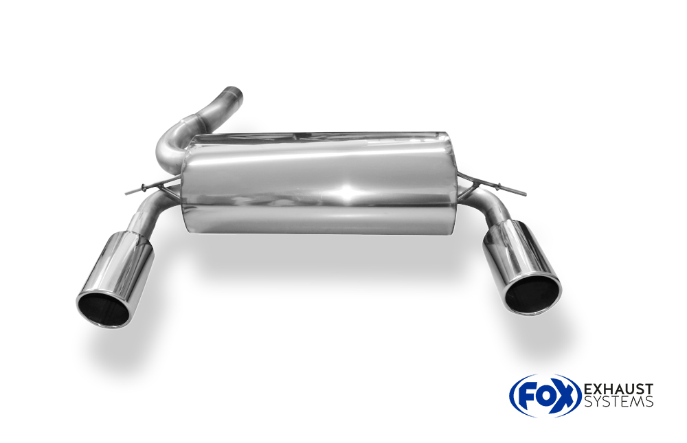 Fox Sportuitlaat Ford Kuga achterdemper, rechter/linker uitlaat - 1x100 Type 16 rechts/links