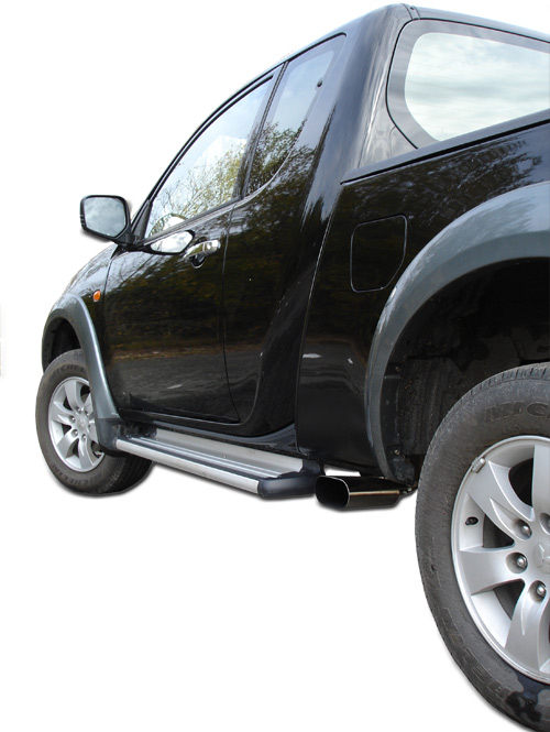 Fox Sportuitlaat Mitsubishi L200 Type KAOT Clubcap 2-deurs. Achterdemper zij-uitlaat - 160x80 Type 50