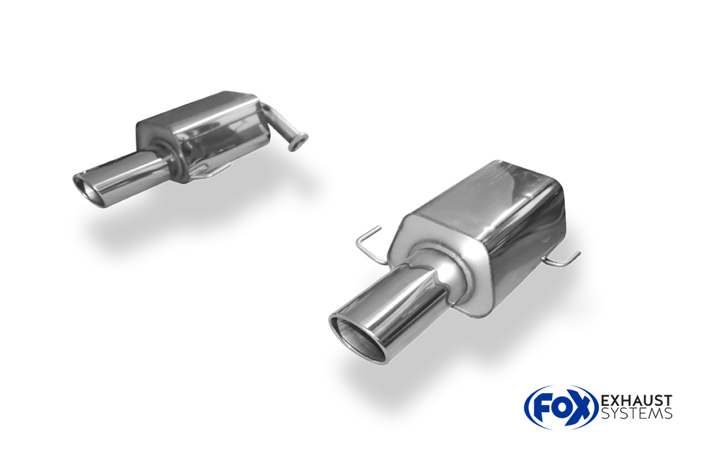 Fox Sportuitlaat Subaru Outback/Legacy Outback BP - Stationwagon - Achterdemper Rechts/Links - 129x106 Type 44 Rechts/Links
