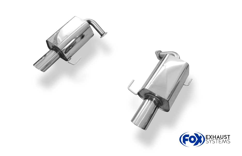 Fox Sportuitlaat Subaru Outback/Legacy BL - Sedan Achterdemper Rechts/Links - 115x85 Type 44 Rechts/Links