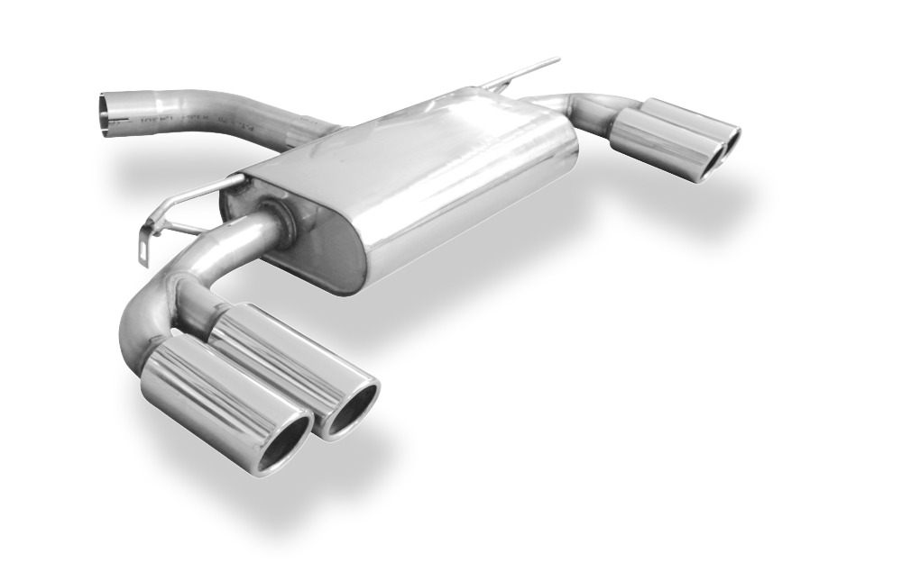 Fox Sportuitlaat Seat Leon 5F - Onafhankelijke wielophanging, achterdemper, uitlaat rechts/links - 2x80 Type 16 links/rechts