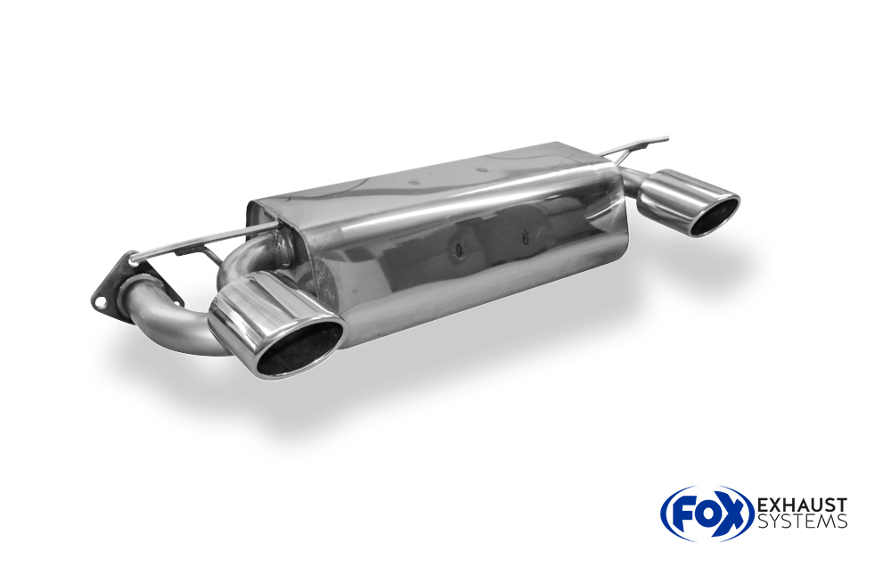 Fox Sportuitlaat Lotus Elise achterdemper, rechter/linker uitlaat - 115x85 type 32 rechts/links
