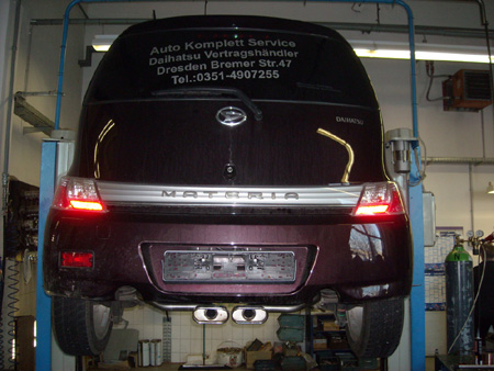 Fox Sportuitlaat Daihatsu Materia middendemper - 2x150x70 Type 53 midden