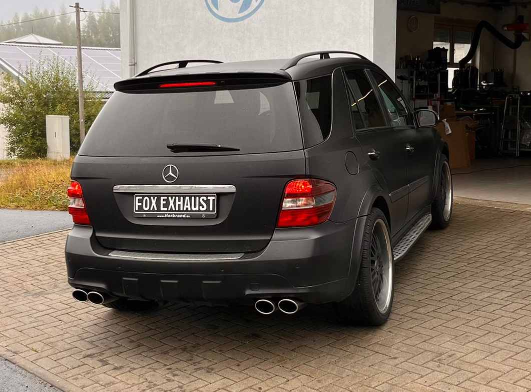 Fox Sportuitlaat Mercedes M-Klasse Type W164 Achterdemper Rechts/Links - 2x115x85 Type 44 Rechts/Links