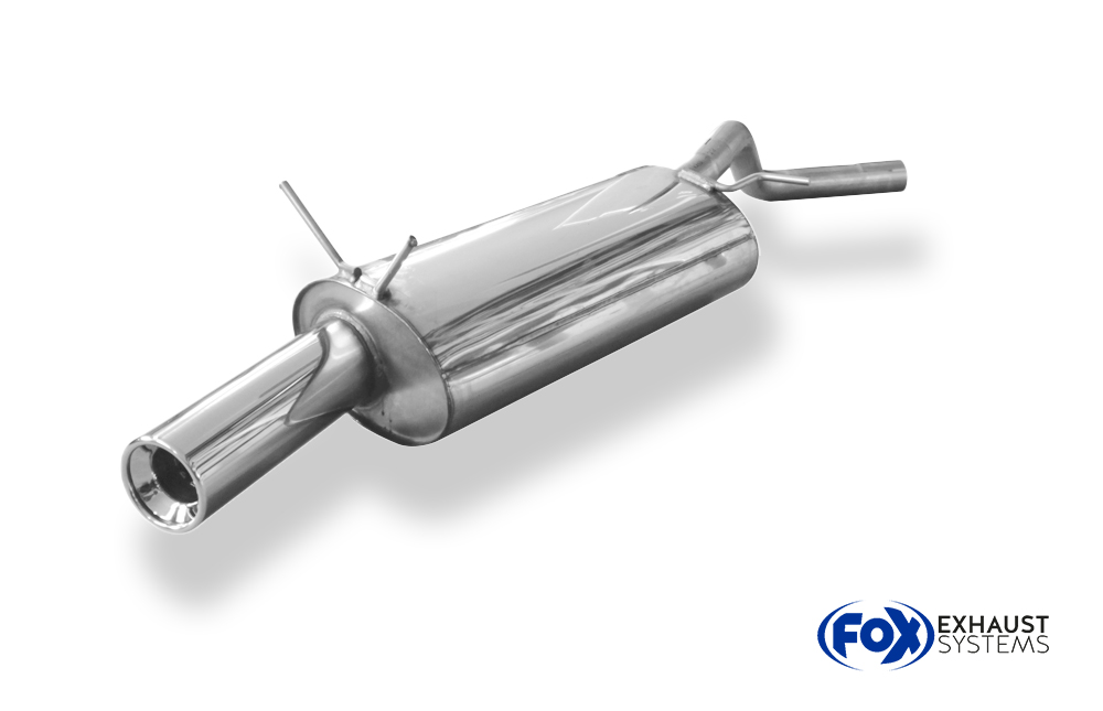Fox Sportuitlaat Renault Megane I - Type BA/ EA/ JA Achterdemper - 1x90 Type 13