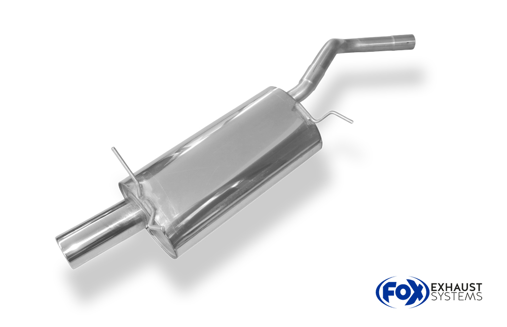 Fox Sportuitlaat Renault Megane I - Type DA Coach Achterdemper - 1x90 Type 13