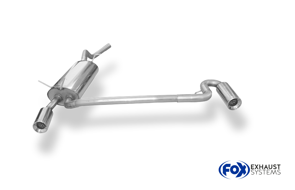 Fox Sportuitlaat Renault Megane I - Type BA/ EA/ JA Uitlaatdemper rechts/links - 1x90 type 13 rechts/links
