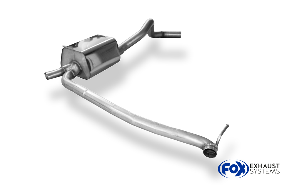 Fox Sportuitlaat Renault Megane IV GT achterdemper - 1x50 type 10 niet zichtbaar rechts/links