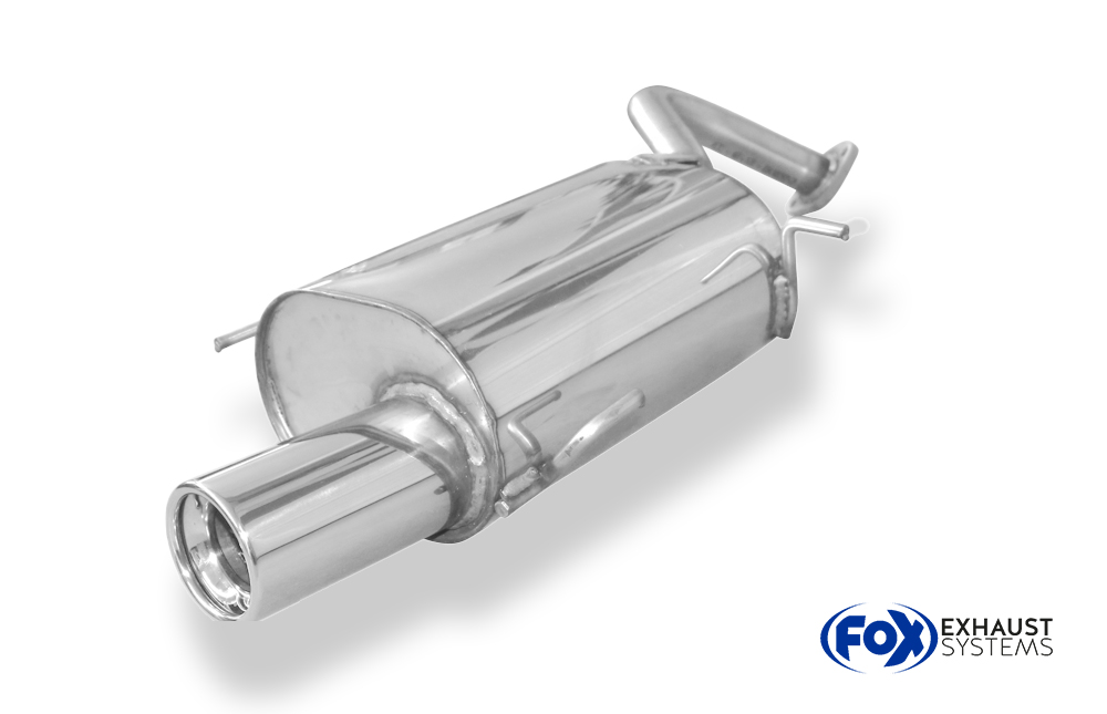 Fox Sportuitlaat Nissan Micra K11 achterdemper - 1x80 type 13