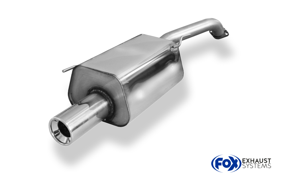 Fox Sportuitlaat Nissan Micra K12 voor modellen zonder flens achterdemper - 1x90 Type 13
