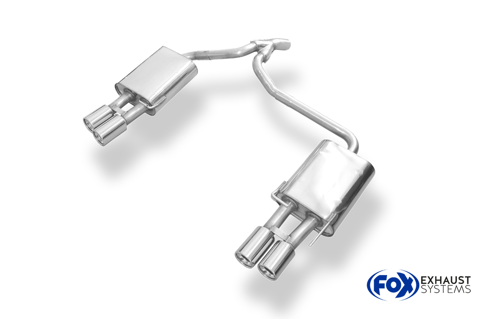 Fox Sportuitlaat Ford Mondeo 4 Turnier (stationwagen) achterdemper rechts/links - 2x80 type 13 rechts/links