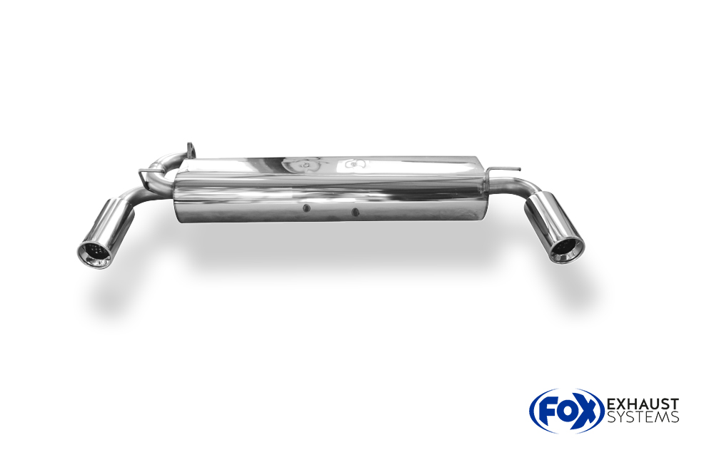 Fox Sportuitlaat Toyota MR2 Type W1 achterdemper, dwarsuitlaat rechts/links - 1x90 Type 13 rechts/links